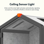 Flexispot Quick Install Series Solo Pro Sound Absorbing Privacy Booth, White (EP1SW)