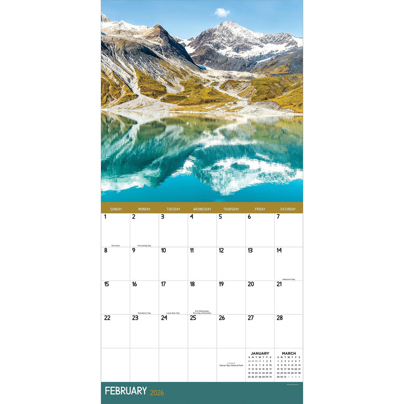 2026 TF Publishing Alaska 12" x 12" Monthly Wall Calendar, Multi (26-1053)