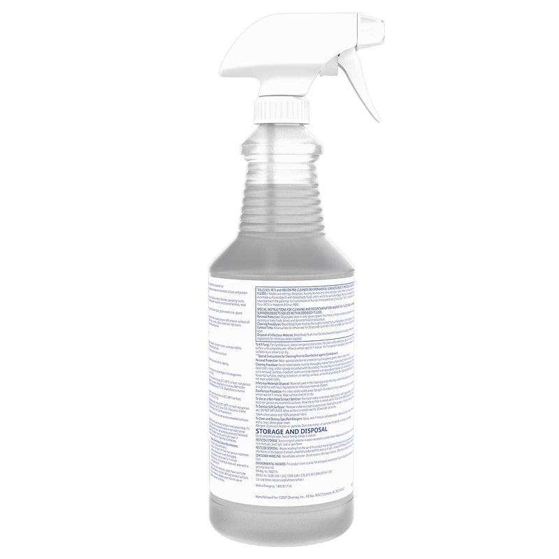 Oxivir 1 Accelerated Hydrogen Peroxide Ready-to-Use Spray, 32 oz., 12/Carton (100850916)