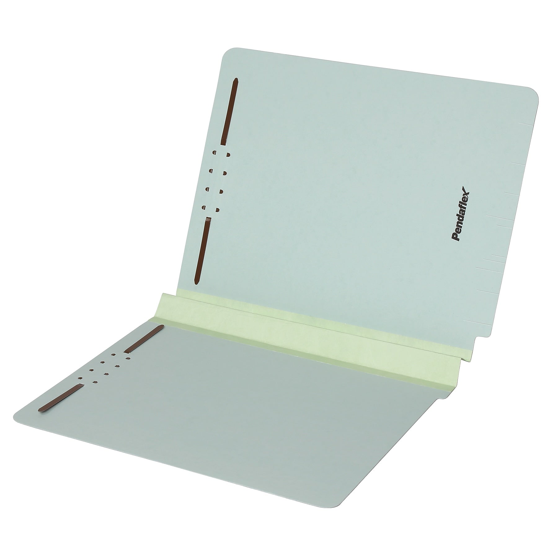Pendaflex 60% Recycled Heavy Duty Pressboard Classification Folder, 2" Expansion, Letter Size, Light Green, 25/Box (44715)