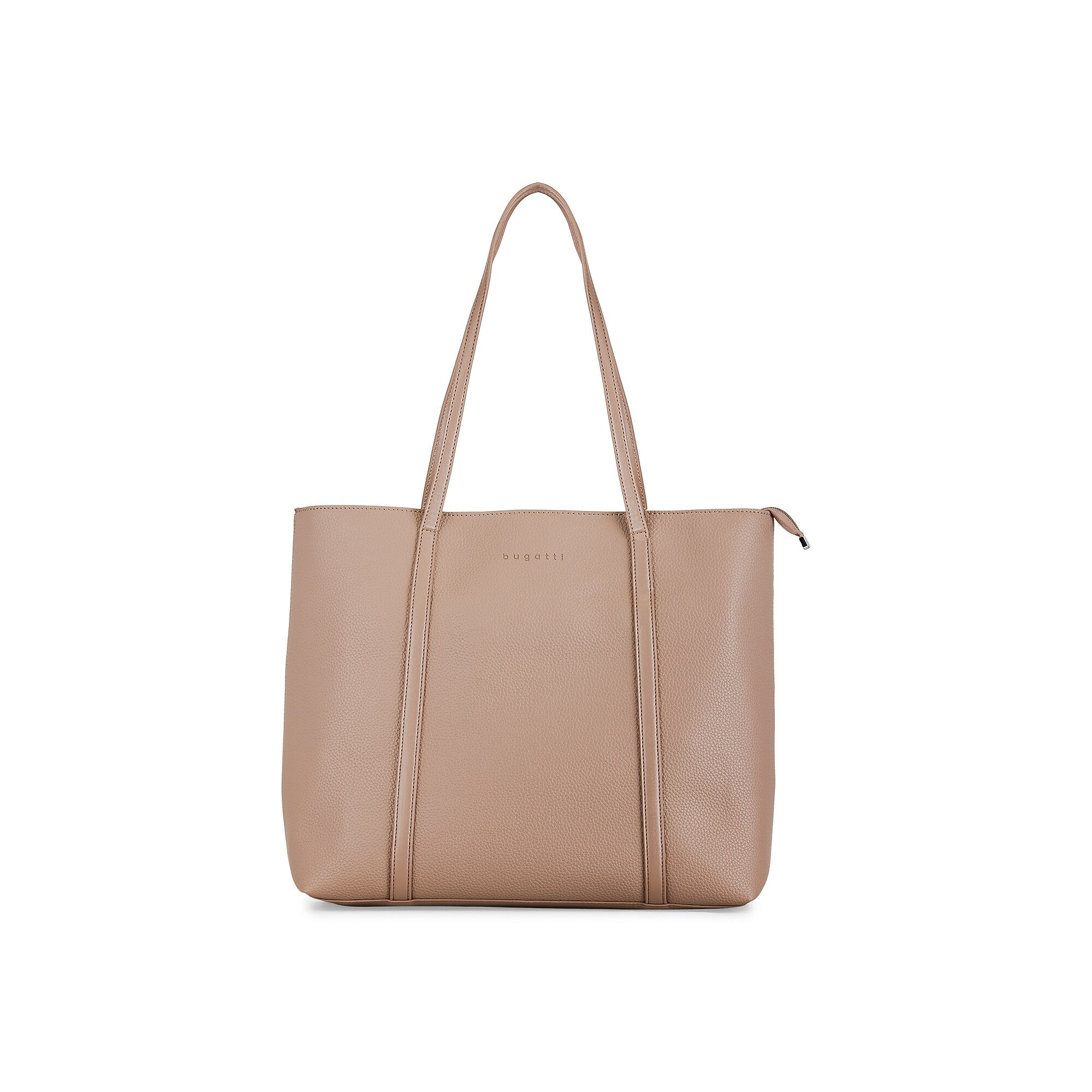 Bugatti Pure Vegan Leather Business Tote, Taupe (LBG5054BU-TAUPE)