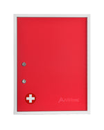 Viva Comfort Steel Medical Storage Cabinet with Dual Key Lock, 1.1 cu. ft., Red (999-04-RED)