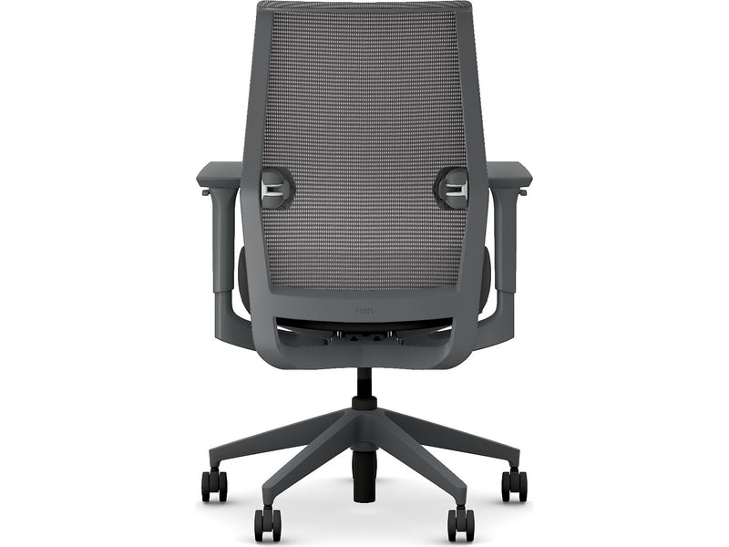 HON Cipher Mesh/Fabric Swivel Task Chair, Black/Charcoal (HCFRT.STC.H.S.IC.CU10.TC00.AL.ST.SB.S)