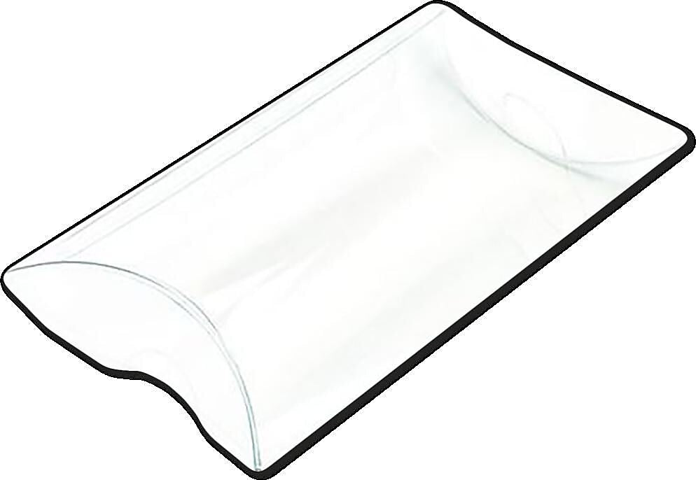 JAM Paper Gift Boxes, Clear, 25/Pack (CB-PB76NH)
