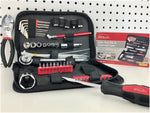 Apollo Tools Metric Auto Tool Set, 56-Piece, Black/Red (DT9775)