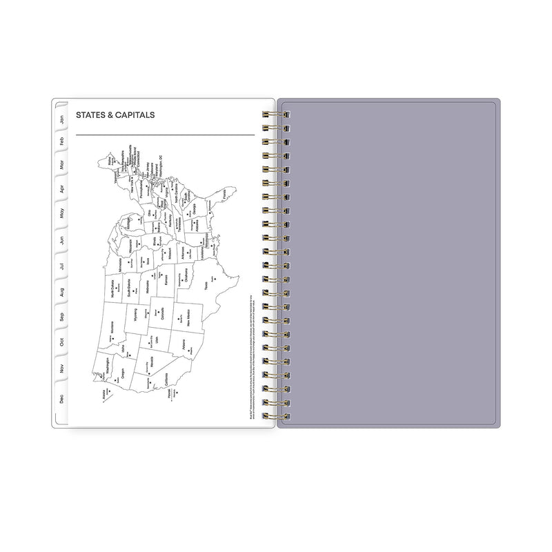 Planning Calendar BS Tula PP 5x8 RY26 Wkly/Mthly Safety Wirebound -