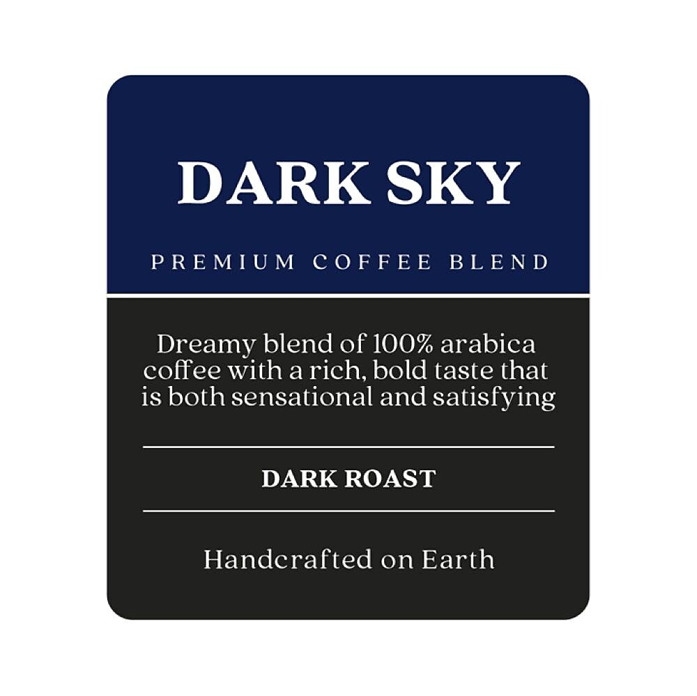 Copper Moon Dark Sky Arabica Beans Coffee, Dark Roast, 32 oz. (260124)