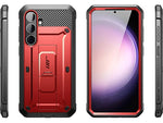 SUPCASE Unicorn Beetle Pro Rugged Case for Samsung Galaxy S24, Shock Absorbing, Metallic Red (GS24UBPR2SRD)