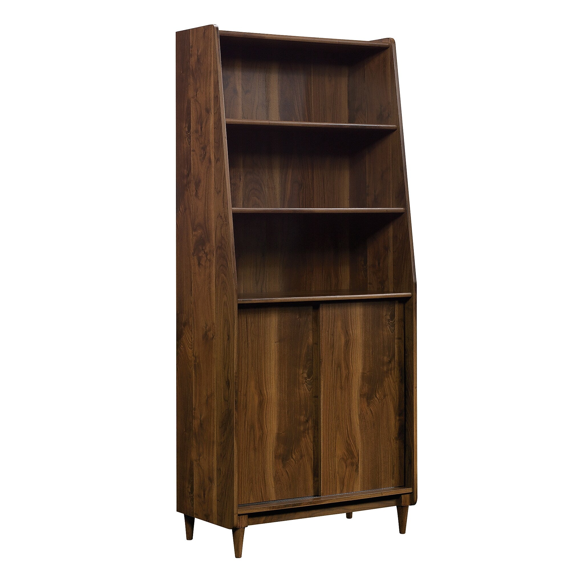 Sauder Harvey Park 70"H 5-Shelf Bookcase, Grand Walnut (420282)