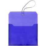 JAM Paper Premium Plastic Document File, Letter, Blue, 3/Pack (218E25BUBX3)