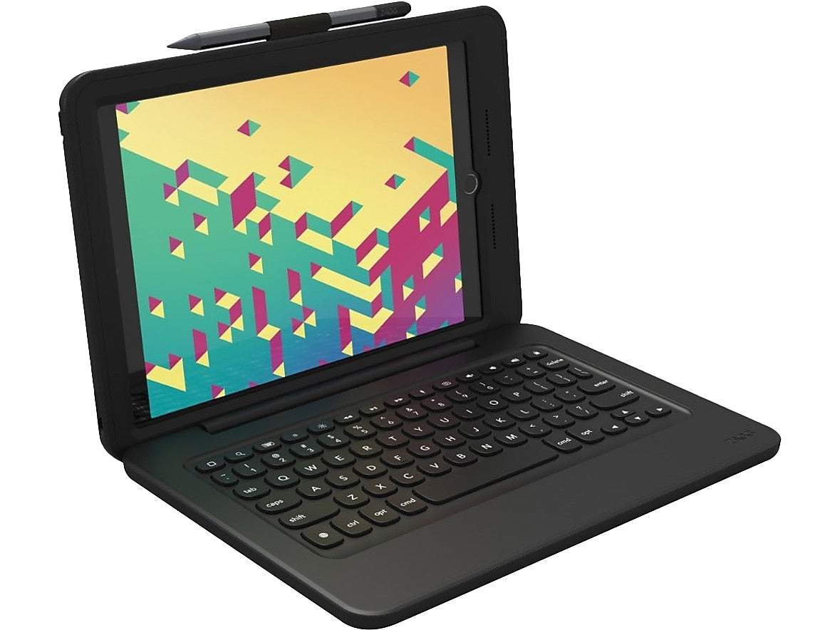 Zagg Rugged Pro Connect 10.2" Case and Keyboard for iPad Gen 9/Gen 8/Gen 7, Black (103109019)