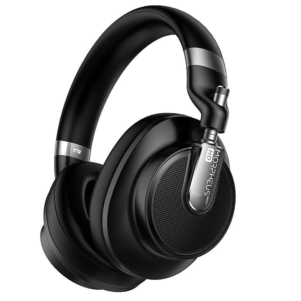 Morpheus 360 Verve HD Hybrid ANC Wireless Noise Cancelling Headphones, Bluetooth, Black (HP9750HD)