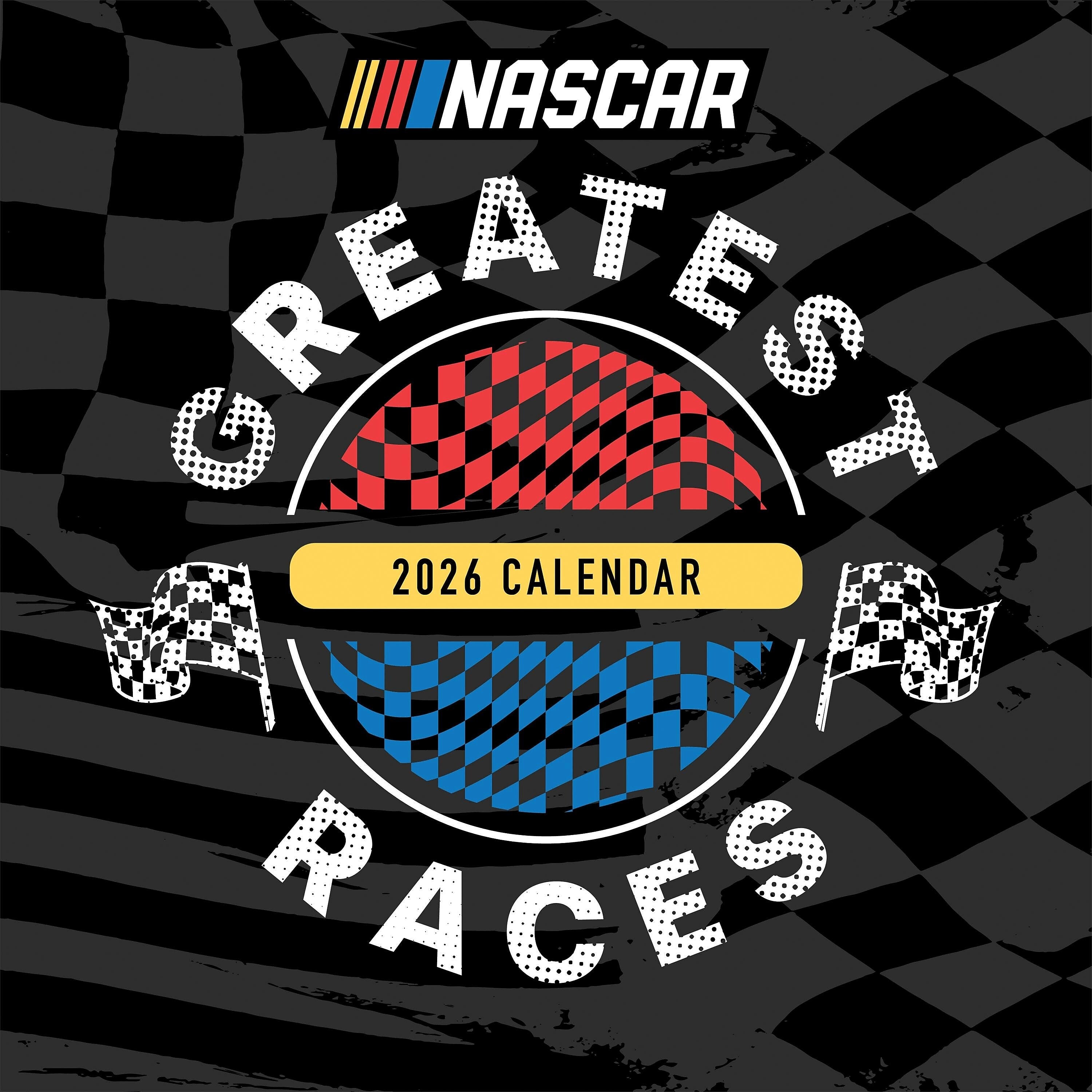 2026 TF Publishing Nascar Best Races 12" x 12" Monthly Wall Calendar, Multi (26-1018)