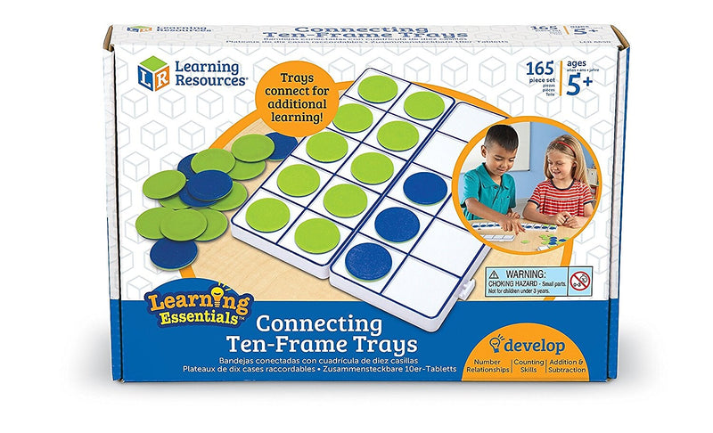 Learning Resources Connecting Ten-Frame Trays (LER6650)