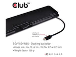 Club 3D Triple Display Charging Docking Station with 65W Power Supply (CSV-1564W65)