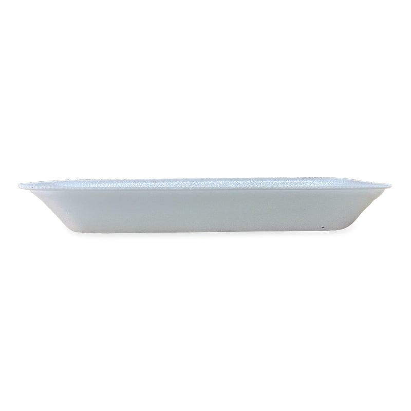 GEN Meat Trays, #1.5, 8.38 x 3.94 x 1.1, White, 1,000/Carton