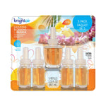 Bright Air Electric Scented Oil Air Freshener Refill, Hawaiian Blossoms and Papaya, 0.67 oz., 5/Pack (BRI900668)