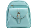McKlein MOLINE Leather Laptop Backpack, Small, Aqua Blue (99668)
