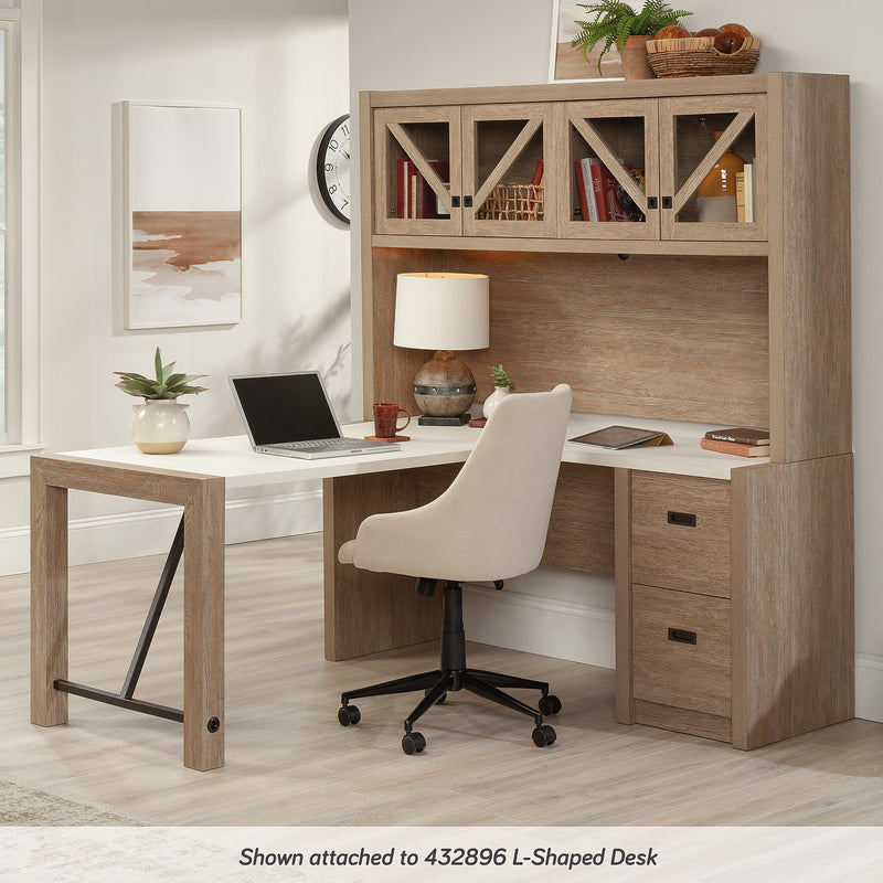 Sauder Dixon City 66"W Desktop Hutch, Brushed Oak (432895)