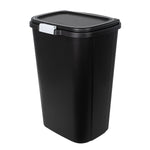 Hefty Odor Control Trash Can, 13 Gallon, Black, 2/Pack (HFTCOM228707507)