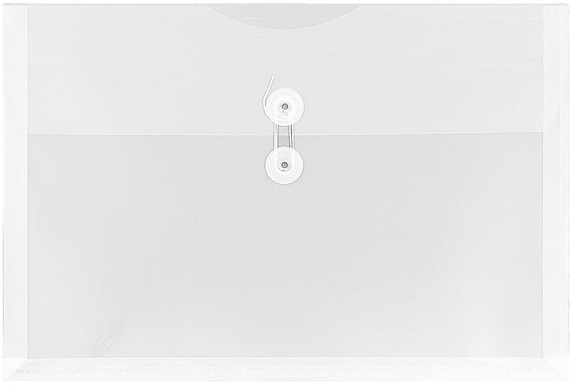 JAM Paper Premium Plastic Document File, Legal, Clear, 3/Pack (219B1CLX3)