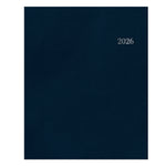 2026 Blue Sky Passages 8.5" x 11" Calendar Year Weekly & Monthly Planner, Faux Leather Cover, Navy (148658-26)