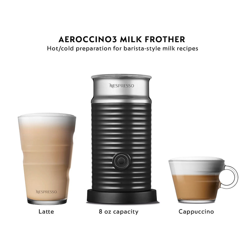 De'Longhi Nespresso Vertuo Next Premium Coffee & Espresso Machine Combination, Black (ENV120GYAE)