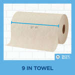 Pacific Blue Ultra Hardwound Paper Towels, 1-Ply, 6 Rolls/Carton (26611)