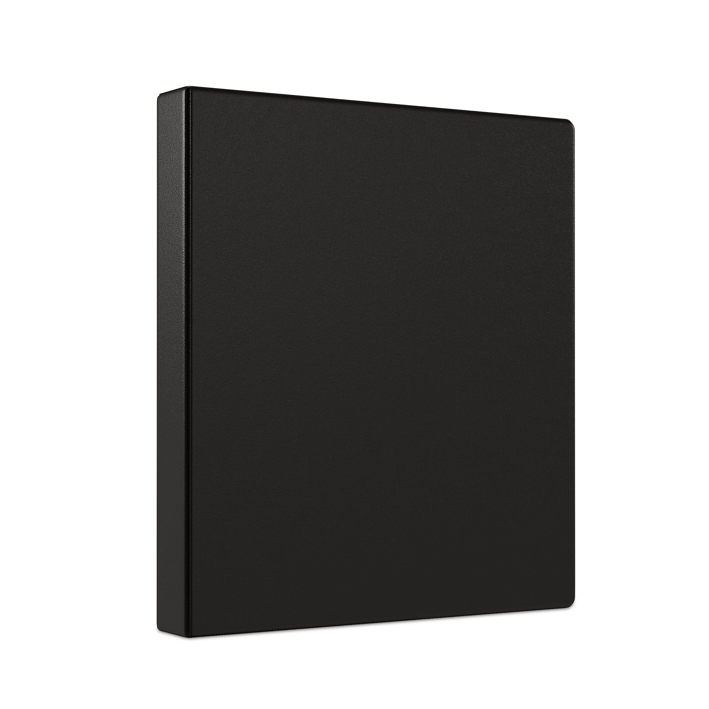 Staples 1" 3-Ring Non-View Binder, Black (ST26645-CC)
