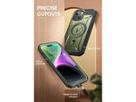SupCase Unicorn Beetle PRO MAG Rugged Case for iPhone 15, Dark Green (SUP-iPhone2023-6.1-MagPro-SP-Guldan)