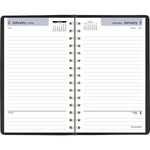 2026 AT-A-GLANCE DayMinder 5" x 8" Daily Planner, Faux Leather Cover, Black (SK46-00-26)