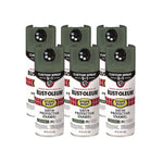 Rust-Oleum Stops Rust Protective Enamel Spray Paint, Satin Earthy Green, 12 oz., 6/Carton (383421)