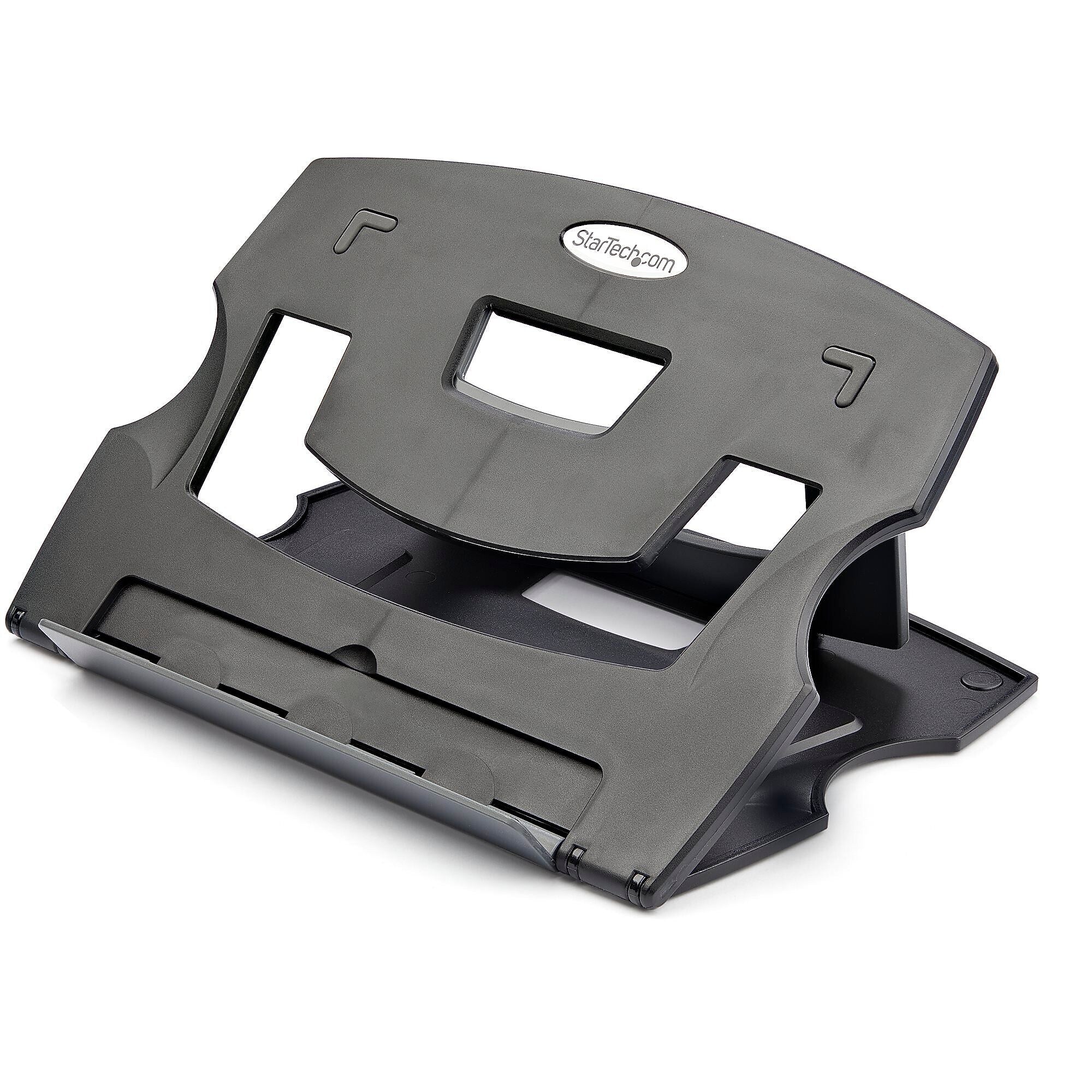 StarTech.com 11.3" x 8.3" Portable Laptop Stand, Black/Gray (LTRISERP)