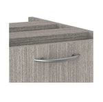 Alera Valencia Full Pedestal File Drawers, 2 Legal/Letter-Size, 15.63" x 20.5" x 28.5", Gray