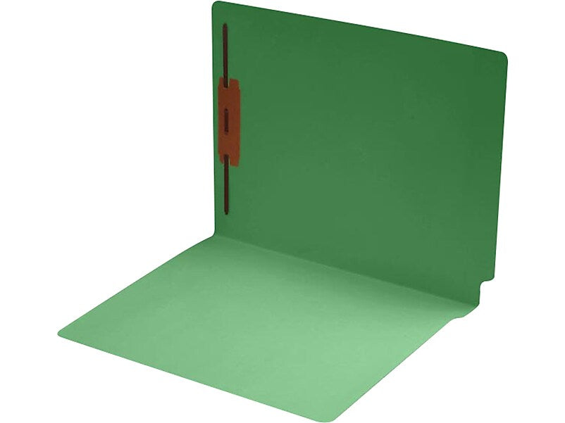 Medical Arts Press End Tab File Folder, Straight Cut, Letter-Size, Green, 50/Box (S-09242-GRN)