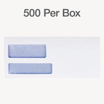 Staples Reveal-N-Seal Security Tinted #9 Double Window Envelopes, 3 7/8" x 8 7/8", White, 500/Box (1017262)