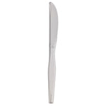 Dixie Plastic Knife, Heavy-Weight, Clear, 1000/Carton (KH017)