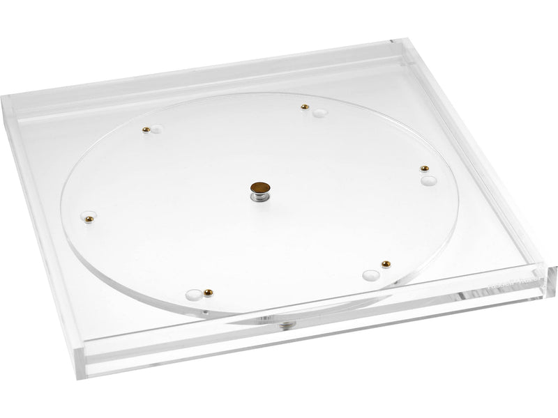 Russell+Hazel Bloc Stackable Rotating Acrylic Desk Tray, Clear (93920)