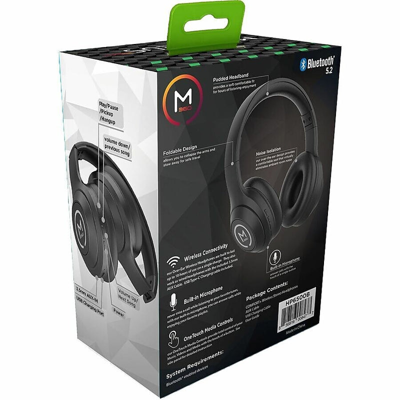 Morpheus 360 Comfort Plus Wired/Wireless Noise Canceling Over-Ear, Bluetooth, Ocean Blue (HP6500L)
