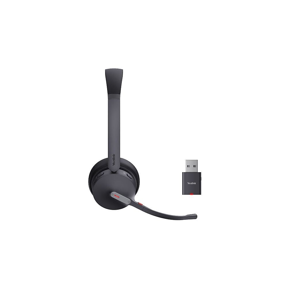 Yealink WH64 Wireless Noise Canceling Bluetooth Stereo Headset, MS/UC Certified (1208686)