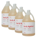 For & Against Body Wash, Amber Sandalwood Scent, 128 oz., 4 Gallons/Case (FNA300)