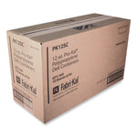 Fabri-Kal Microwavable Deli Containers, 12 oz, 4.6 Diameter x 2.3 h, Clear, Plastic, 500/Carton