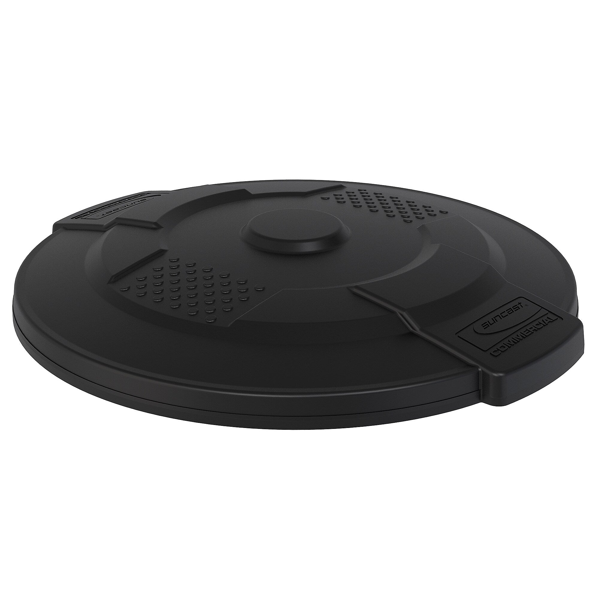 Suncast Trash Can Lid, Round, 32 gal., Black (SUATCU32GLIDD)