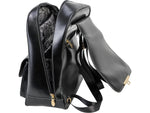 McKlein KENDALL Leather Laptop Backpack, Small, Black (99535)
