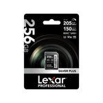 Lexar Professional Silver Plus 256GB SDXC Memory Card, Class 10, UHS-I, V30 (LSDSIPL256G-BNNNU)