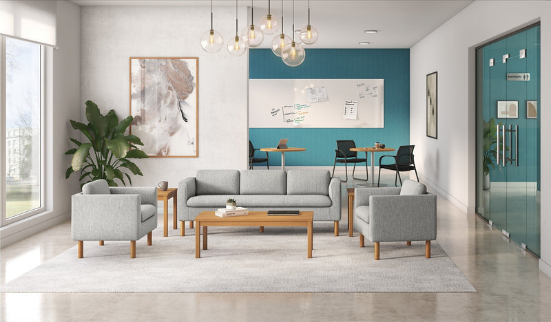 HON Parkwyn 77" Fabric Sofa, Gray (HVLVL3.GRY02)