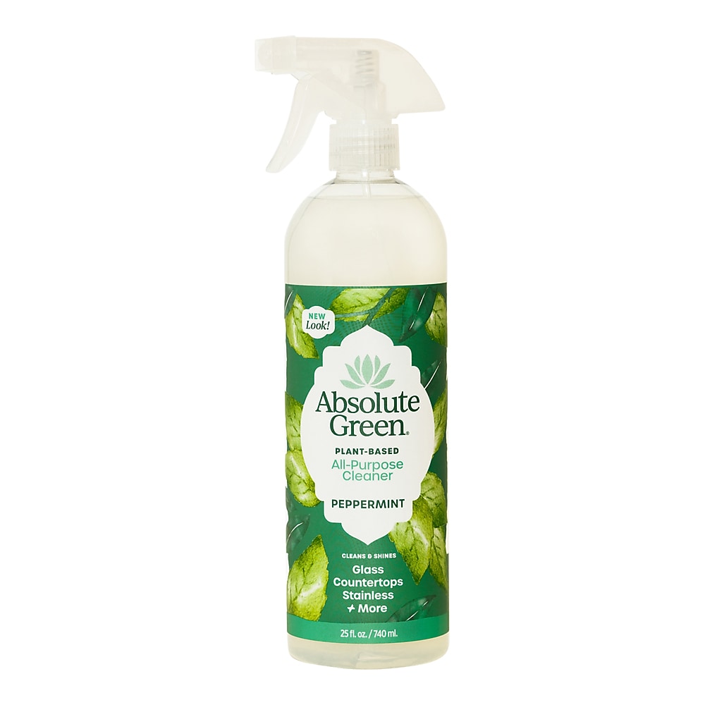 Absolute Green Eco-Friendly  All-Purpose Cleaner, Peppermint Scent, 25 Fl Oz.,  6/Carton (AG14-ST-6)