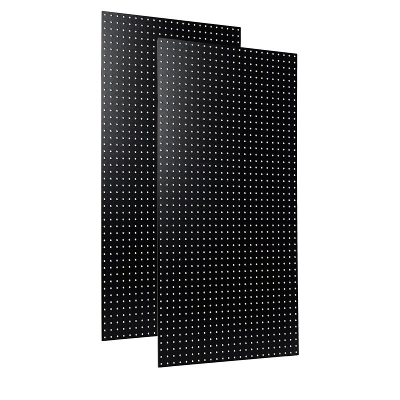 Triton Products Heavy Duty HDF Round Hole Pegboards, Set of 2 (TPB-2BK)