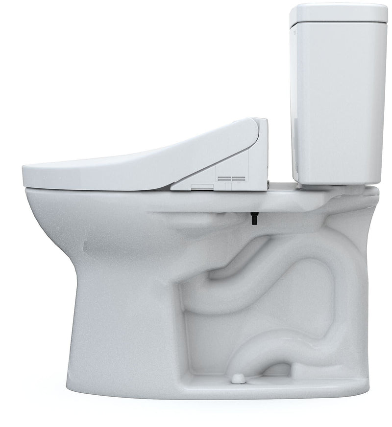 Toto Drake 1.28 GPF Gravity Flush Toilet in Cotton (MW7763074CEG#01)