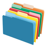 Pendaflex Recycled File Folder, 1/3-Cut Tab, Legal Size, Assorted, 100/Box (43501/3ASST)